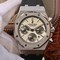 AP0608B-Royal-Oak-Chronograph-1-1-Best-Edition-26331ST-SS-RU-Wht-Blk Replica