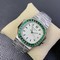 Nautilus-Jumbo-5711-PF-1-1-Best-Edition-White-Textured-Dial-Diamonds-Bezel-on-SS-Bracelet-A324 Replica