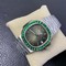 Nautilus-Jumbo-5711-PF-1-1-Best-Edition-Brown-Textured-Dial-Diamonds-Bezel-on-SS-Bracelet-A324 Replica