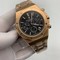 Audemars-Piguet-Black-Dial-Chrono-High-Version-Gold Replica