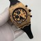 Audemars-Piguet-Gold-Dial-High-Version-Rubber-Strap Replica