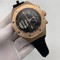 Audemars-Piguet-Gold-Dial-High-Version-Rubber-Strap Replica