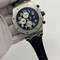 Audemars-Piguet-Black-Dial-High-Version-Rubber-Strap Replica