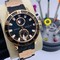 UN-Marine-Black-Dial-Gold-Case-on-Black-Rubber-Strap Replica