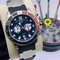 UN-Black-Dial-Silver-Case-on-Black-Rubber-Strap Replica