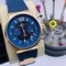 UN-Maxi-Marine-Blue-Dial-Gold-Case-on-Blue-Rubber-Strap Replica