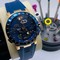 UN-Classic-Blue-Gold-Dial-on-Blue-Rubber-Strap Replica