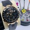 UN-Classic-Rome-Black-Gold-Dial-on-Black-Rubber-Strap Replica