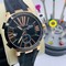 UN-Classic-Rome-Black-Gold-Dial-on-Black-Rubber-Strap Replica