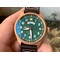 Pilot-UTC-Spitfire-MJ271-Bronze-ZF-1-1-Best-Edition-Green-Dial-on-Brown-Leather-Strap Replica