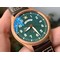 Pilot-UTC-Spitfire-MJ271-Bronze-ZF-1-1-Best-Edition-Green-Dial-on-Brown-Leather-Strap Replica
