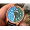 Pilot-UTC-Spitfire-MJ271-Bronze-ZF-1-1-Best-Edition-Green-Dial-on-Brown-Leather-Strap Replica