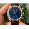 Portugieser-Chrono-Classic-42-RG-IW3903-1-1-Best-Edition-Blue-Dial-on-Brown-Leather-Strap Replica