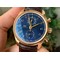 Portugieser-Chrono-Classic-42-RG-IW3903-1-1-Best-Edition-Blue-Dial-on-Brown-Leather-Strap Replica