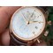 Da-Vinci-Chrono-IW3934-RG-1-1-Best-Edition-White-Dial-Gold-Markers-on-Brown-Leather-Strap Replica