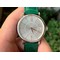 Portofino-37mm-RG-V7F-1-1-Best-Edition-Silver-Dial-Bezel-on-Green-Leather-Strap Replica