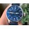 Big-Pilot-IW501008-quot-Boutique-London-quot-SS-Best-Edition-Blue-Dial-on-Blue-Leather-Strap Replica