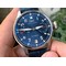 Big-Pilot-IW501008-quot-Boutique-London-quot-SS-Best-Edition-Blue-Dial-on-Blue-Leather-Strap Replica
