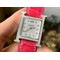 Hermes-H-Watch-26mm-YG-Diamonds-Bezel-OXF-Best-Edition-White-Dial-on-Deep-Red-Croco-Strap-Ronda-Quartz Replica