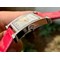 Hermes-H-Watch-26mm-YG-Diamonds-Bezel-OXF-Best-Edition-White-Dial-on-Deep-Red-Croco-Strap-Ronda-Quartz Replica