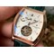 Malte-Tourbillon-SS-Skeleton-Silver-Dial-on-Black-Leather-Strap-1-1-Best-Edition-Version Replica