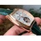 Malte-Tourbillon-SS-Skeleton-Silver-Dial-on-Black-Leather-Strap-1-1-Best-Edition-Version Replica