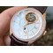 Piaget-Gouverneur-Tourbillon-RG-OXF-Best-Edition-White-Dial-Diamonds-Bezel-on-Brown-Leather-Strap Replica