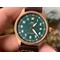 IWC-Spitfire-Automatic-Bronze-IW326802-MKF-1-1-Best-Edition-Green-Dial-on-Brown-Leather-Strap-MIYOTA-9015 Replica
