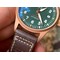 IWC-Spitfire-Automatic-Bronze-IW326802-MKF-1-1-Best-Edition-Green-Dial-on-Brown-Leather-Strap-MIYOTA-9015 Replica