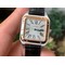 Santos-27-5mm-SS-RG-XF-1-1-Best-Edition-Silver-Dial-on-Black-Croco-Strap-Ronda-Quartz Replica