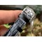 Santos-27-5mm-SS-RG-XF-1-1-Best-Edition-Silver-Dial-on-Black-Croco-Strap-Ronda-Quartz Replica