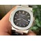 Nautilus-5711-1A-PPF-1-1-Best-Edition-Gray-Textured-Dial-on-Black-Leather-Strap-324CS-V4 Replica
