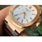 Nautilus-5711-1R-PPF-1-1-Best-Edition-White-Textured-Dial-on-Brown-Leather-Strap-324CS Replica