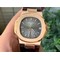 Nautilus-5711-1R-PPF-1-1-Best-Edition-Brown-Textured-Dial-on-Brown-Leather-Strap-324CS Replica