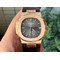 Nautilus-5711-1R-PPF-1-1-Best-Edition-Brown-Textured-Dial-on-Brown-Leather-Strap-324CS Replica