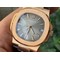 Nautilus-5711-1R-PPF-1-1-Best-Edition-Brown-Textured-Dial-on-Brown-Leather-Strap-324CS Replica