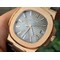Nautilus-5711-1R-PPF-1-1-Best-Edition-Brown-Textured-Dial-on-Brown-Leather-Strap-324CS Replica