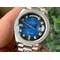 Rolex-DayDate-36mm-Dia-Pres-904L-SS-SS-Blue-Diam-1-1-Best-Edition-Version Replica