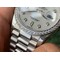 Rolex-DayDate-36mm-Dia-Pres-904L-SS-SS-M-Wht-Diam-1-1-Best-Edition-Version Replica