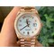 Rolex-DayDate-36mm-Dia-Pres-RG-RG-Wht-1-1-Best-Edition-Version Replica