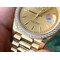 Rolex-DayDate-36mm-Dia-Pres-YG-YG-Gold-Stk-1-1-Best-Edition-Version Replica