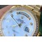 Rolex-DayDate-36mm-Flt-Pres-904L-YG-YG-Wht-M-Dia-1-1-Best-Edition-Version Replica