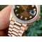 Rolex-DayDate-36mm-Flt-Pres-904L-YG-YG-G-Brown-Dia-1-1-Best-Edition-Version Replica