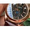Complications-Series-Moonphase-RG-KMF-Black-Dial-on-Brown-Leather-Strap-Cal-324 Replica