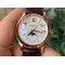 Complications-Series-Moonphase-RG-KMF-White-Dial-on-Brown-Leather-Strap-Cal-324 Replica