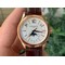 Complications-Series-Moonphase-RG-KMF-White-Dial-on-Brown-Leather-Strap-Cal-324 Replica