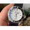 SuperOcean-Heritage-ii-42mm-SS-GF-1-1-Best-Edition-White-Dial-Black-Bezel-on-Black-Rubber-Strap-V2 Replica