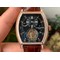 Malte-Tourbillon-SS-Skeleton-Black-Dial-Diamond-on-Brown-Leather-Strap-1-1-Best-Edition-Version Replica