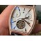 Malte-Tourbillon-SS-Skeleton-White-Dial-Diamond-on-Brown-Leather-Strap-1-1-Best-Edition-Version Replica