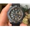 Avenger-GMT-45mm-DLC-1-1-Best-Edition-Titanium-Case-Black-Dial-on-Black-Rubber-StrapV4 Replica